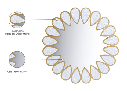 Juno White Mirror M