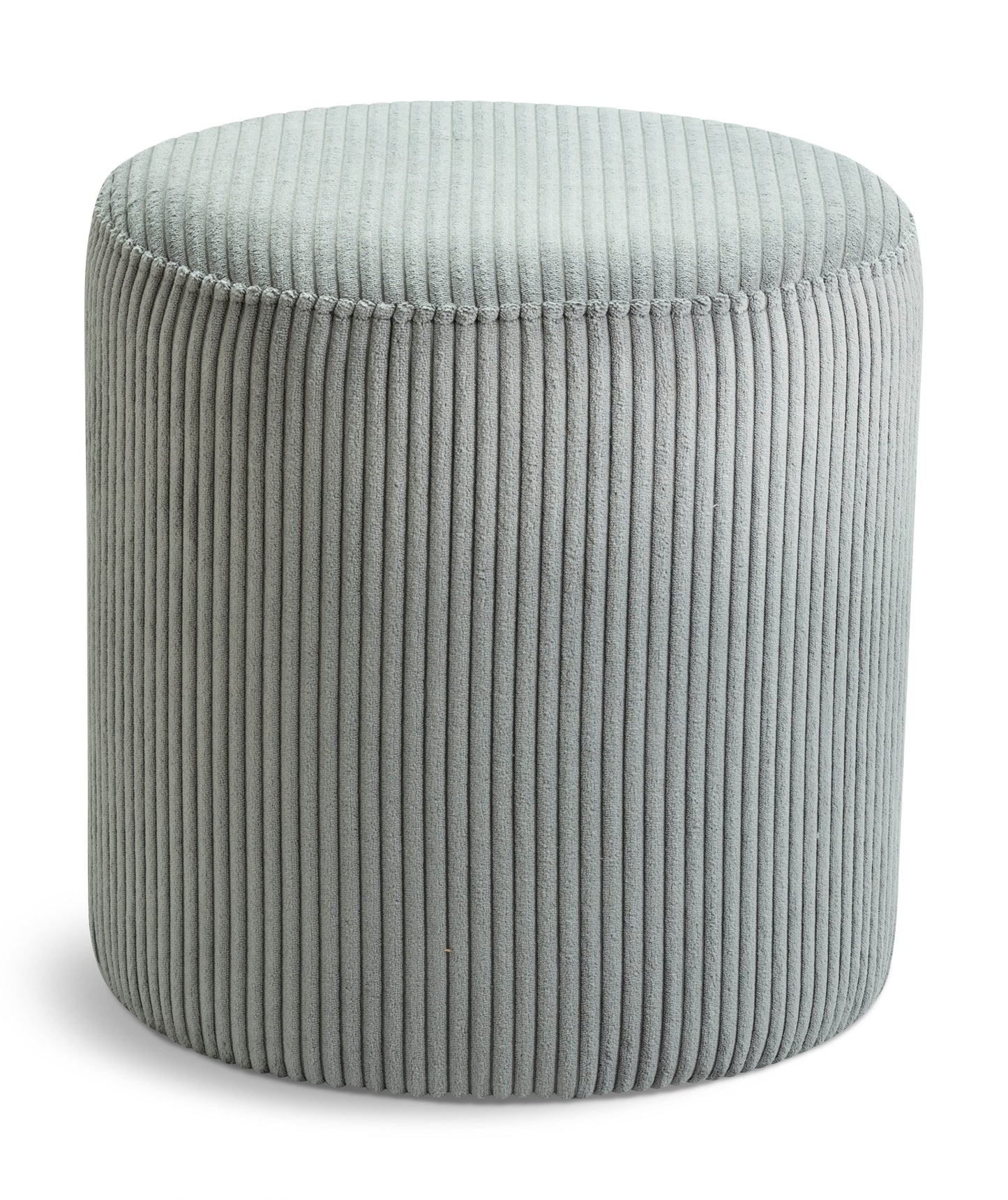 casa grey microsuede fabric ottoman/stool