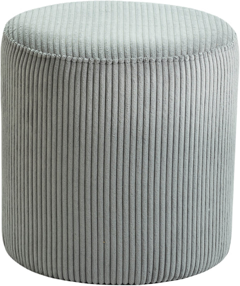 Casa Grey Microsuede Fabric Ottoman/Stool