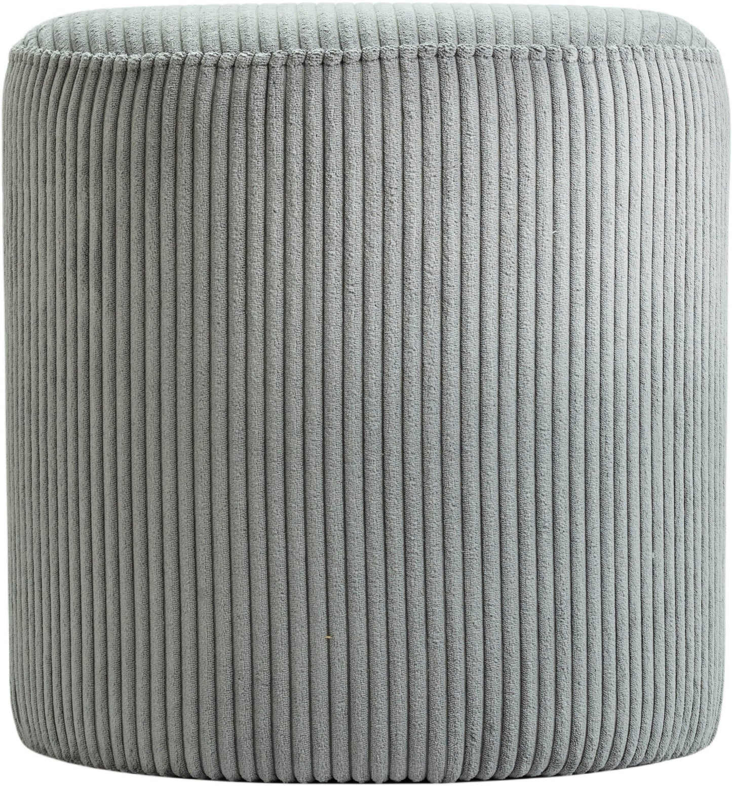 casa grey microsuede fabric ottoman/stool