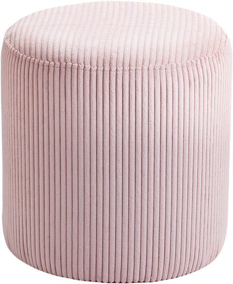 Casa Pink Microsuede Fabric Ottoman/Stool
