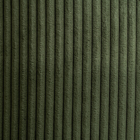 Serafina Green Microsuede Fabric Ottoman/Stool Green