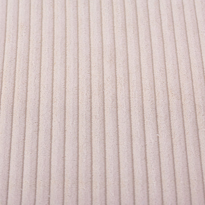 Serafina Pink Microsuede Fabric Ottoman/Stool Pink