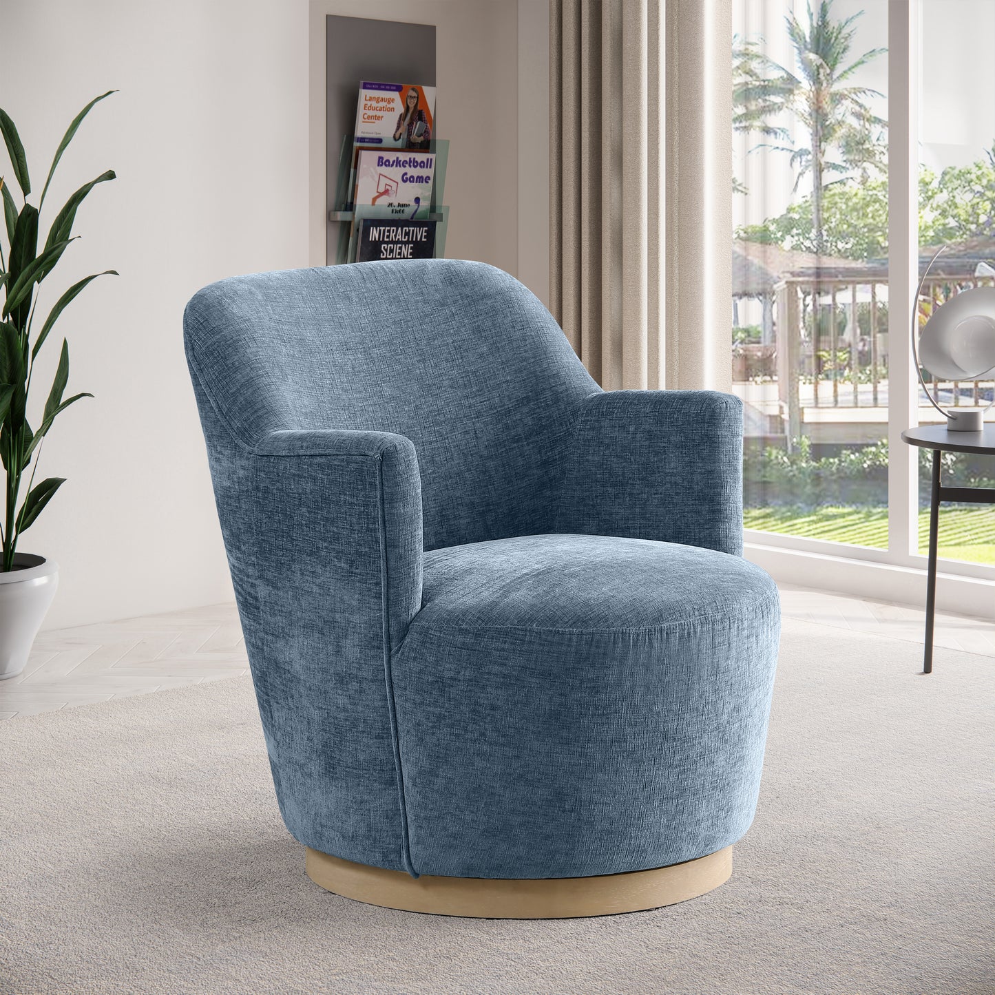 swivel accent chair