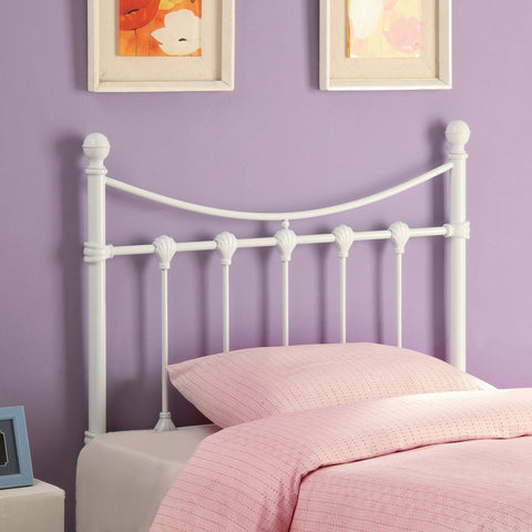 Kenora Metal Twin Open Frame Headboard WhiteWhite
