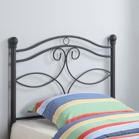 Marielle Metal Twin Open Frame Headboard Matte BlackMatte Black