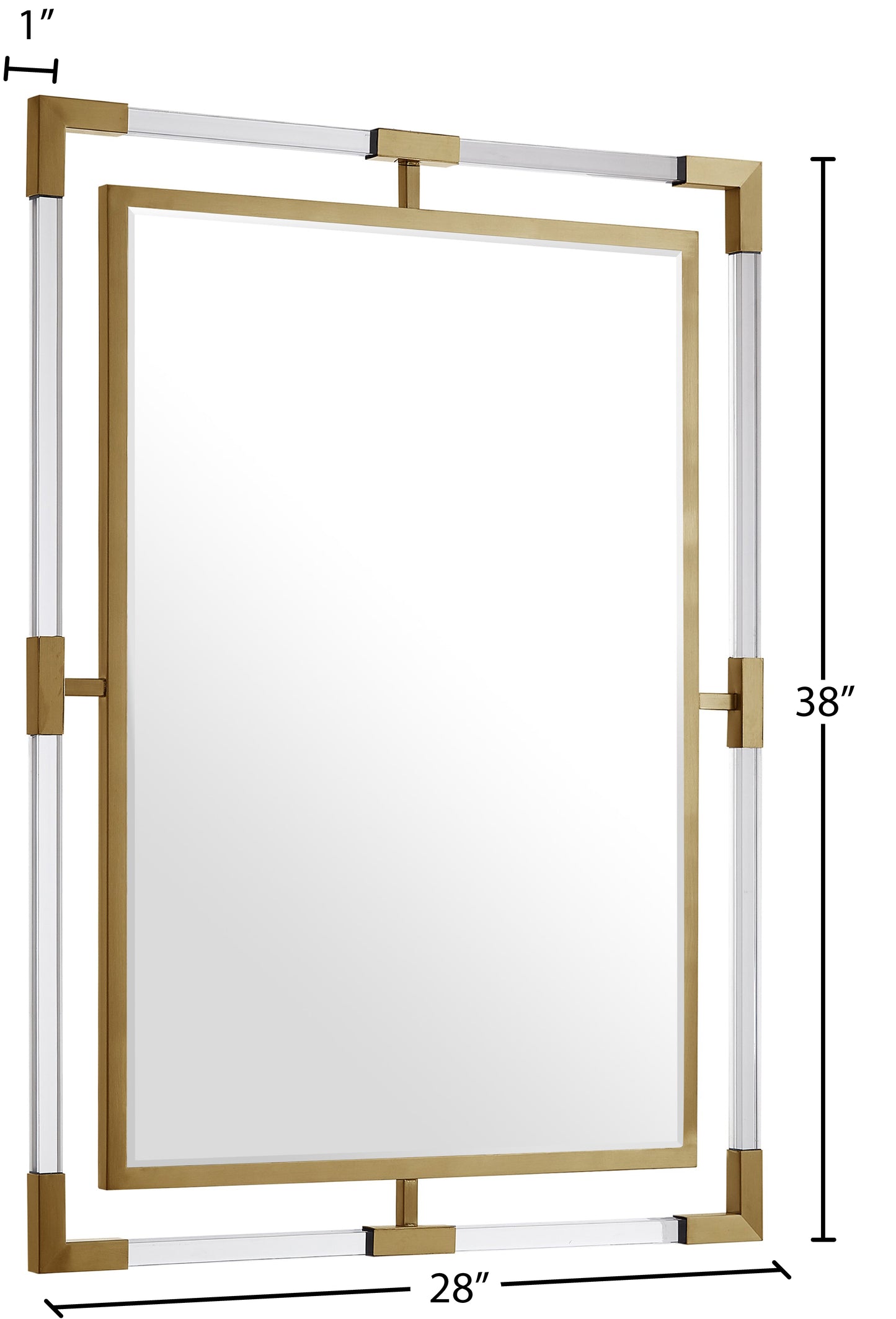 oxford gold mirror m