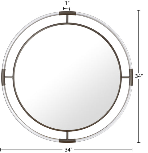 Oxford Chrome Mirror M