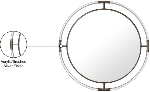 Oxford Chrome Mirror M
