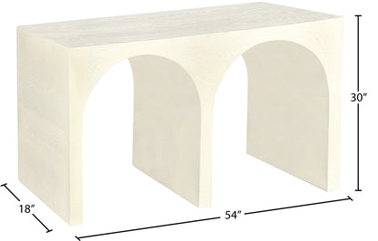 Avalon Cream Oak Console Table T