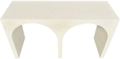 Sphere Cream Oak Console Table