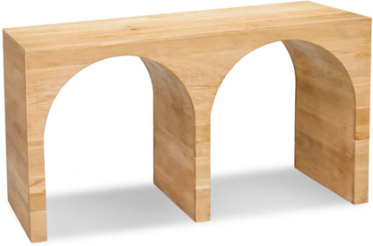 Sphere White Oak Console Table