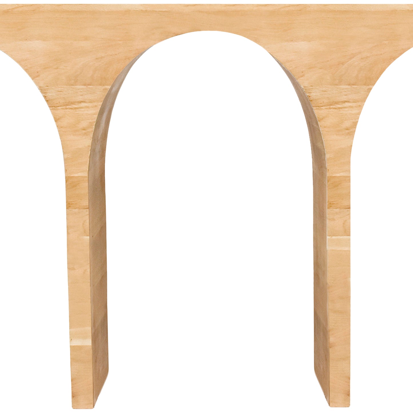 avalon white oak console table t