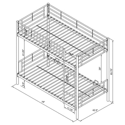 Twin / Twin Bunk Bed