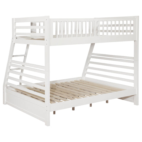 Nala 2-drawer Wood Twin Over Full Bunk Bed WhiteWhite