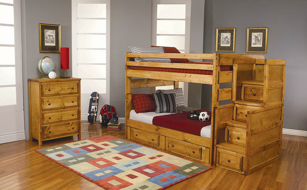 twin / twin bunk bed