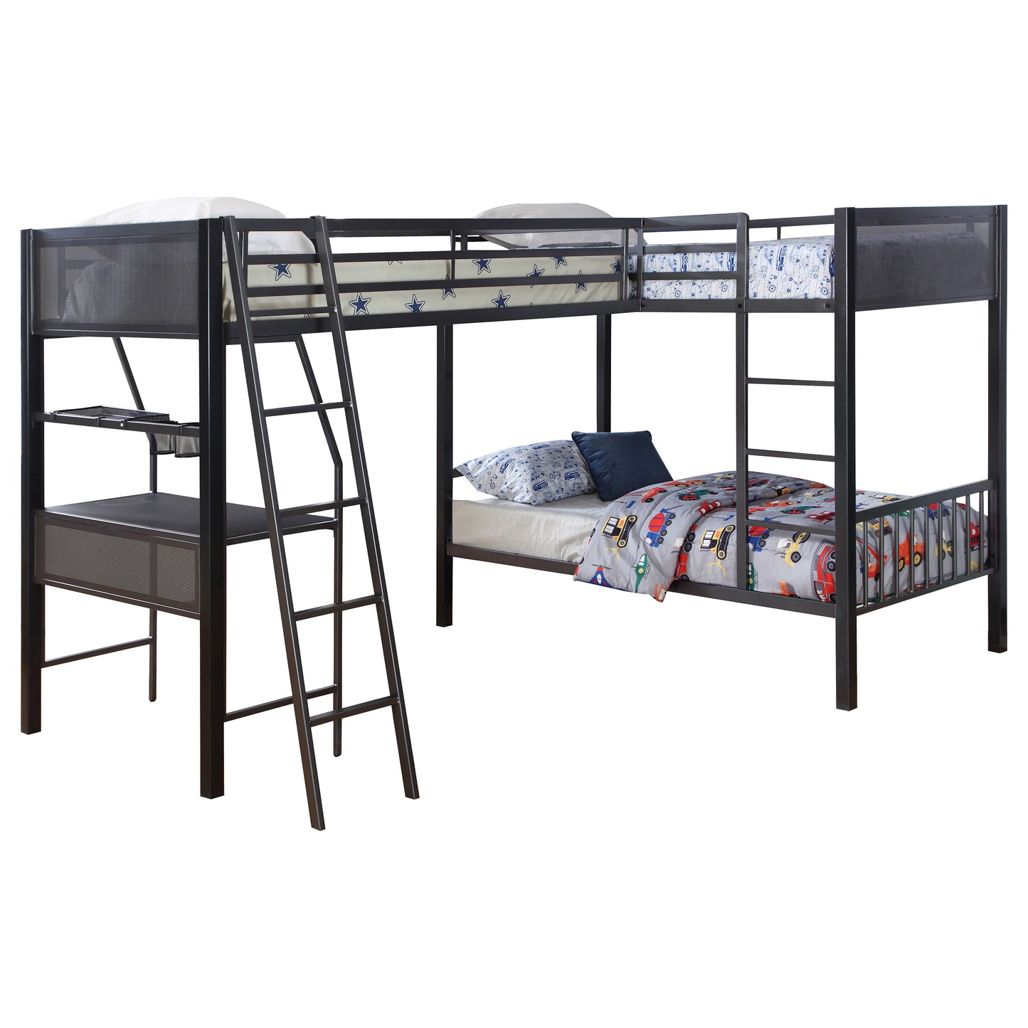 twin / twin / twin triple bunk bed