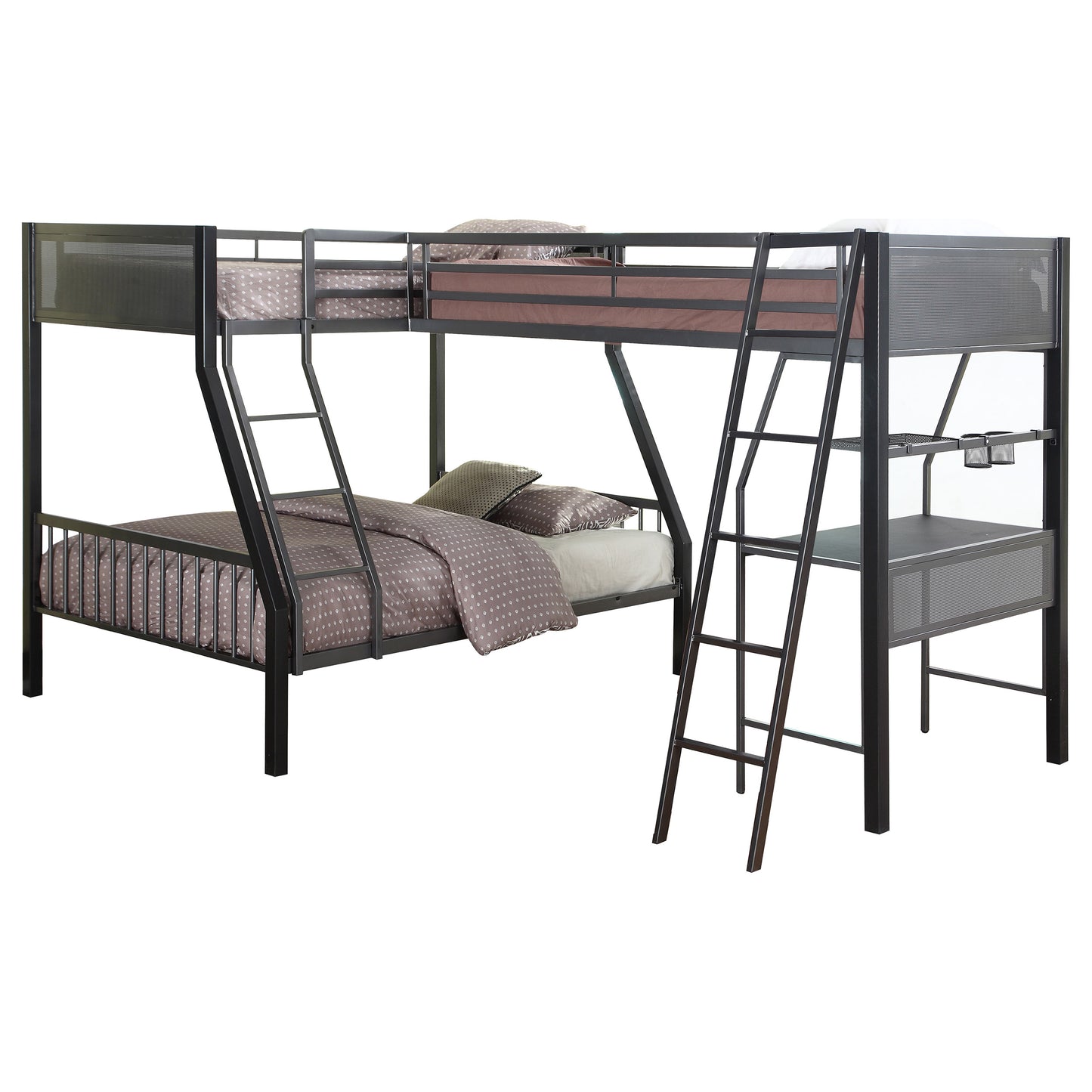twin / full / twin triple bunk bed