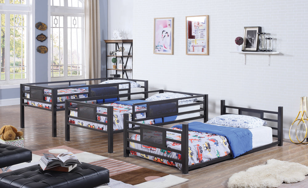 twin / twin / twin triple bunk bed