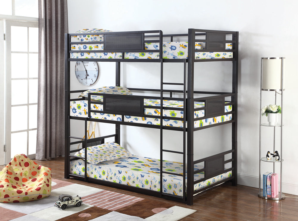 twin / twin / twin triple bunk bed