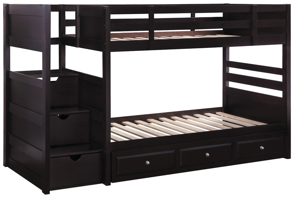 twin / twin bunk bed