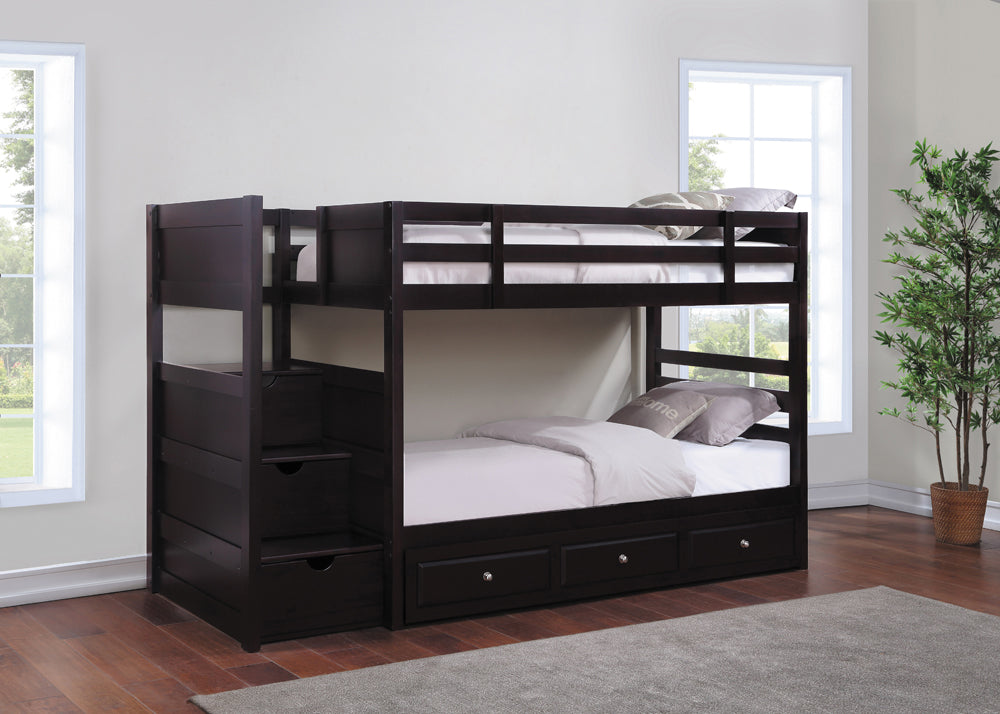 twin / twin bunk bed