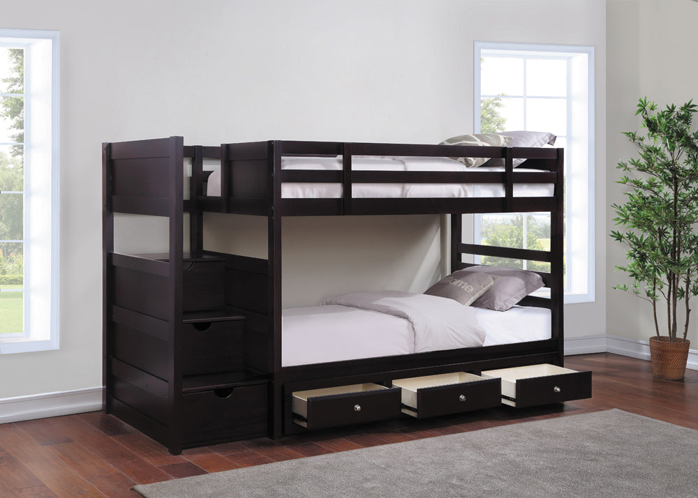 twin / twin bunk bed