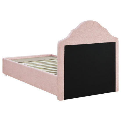 Arlington 44-inch Upholstered Twin Storage Platform Bed PinkPink