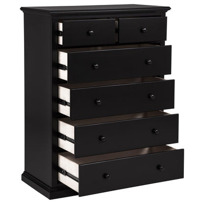 Ferris 6-drawer Bedroom Chest of Drawers Black