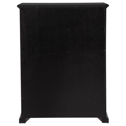 Ferris 6-drawer Bedroom Chest of Drawers Black