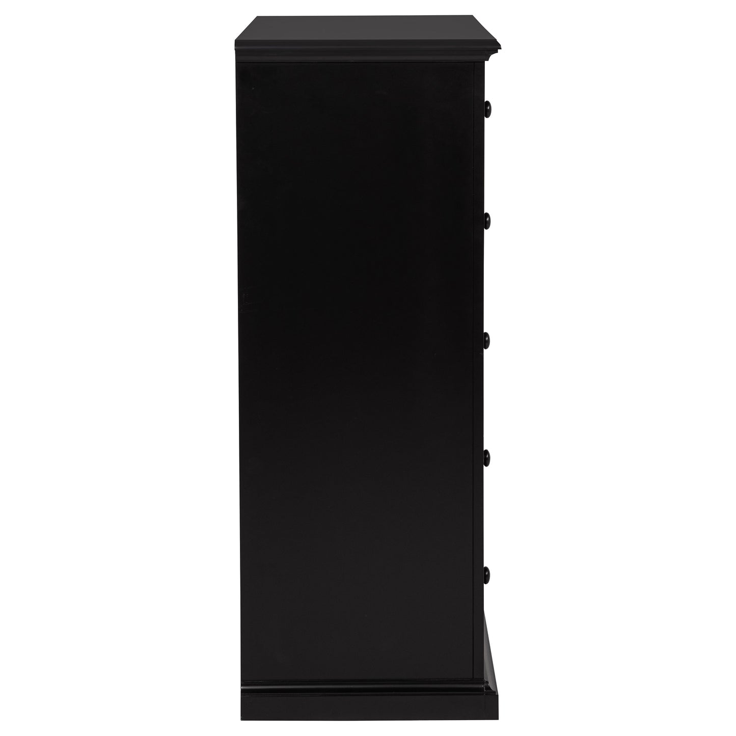 ferris 6-drawer bedroom chest of drawers black