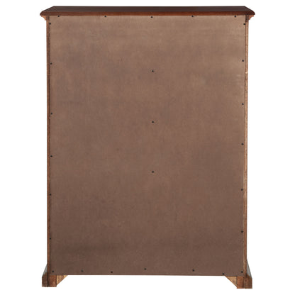 Ferris 6-drawer Bedroom Chest of Drawers Cappuccino