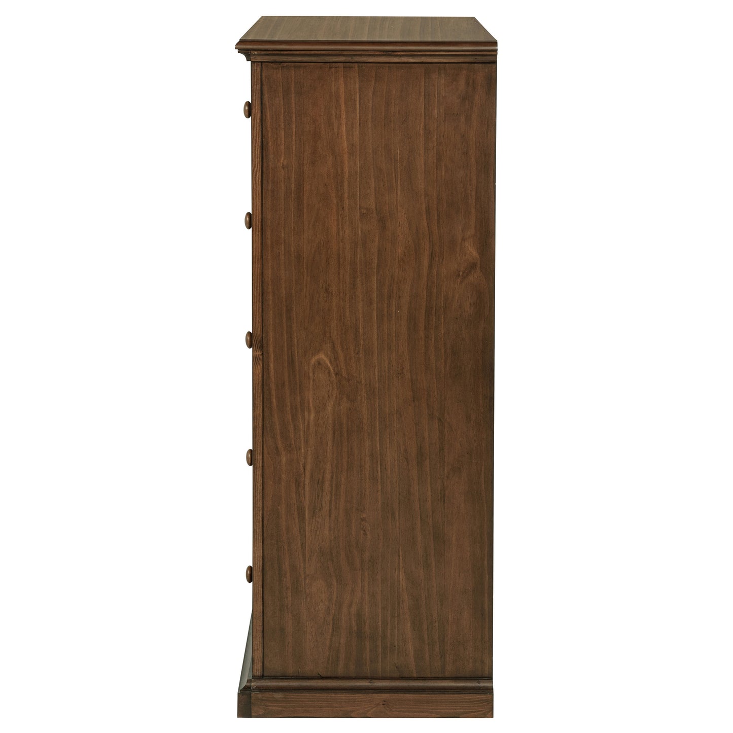ferris 6-drawer bedroom chest of drawers medium brown