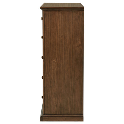 Ferris 6-drawer Bedroom Chest of Drawers Medium Brown