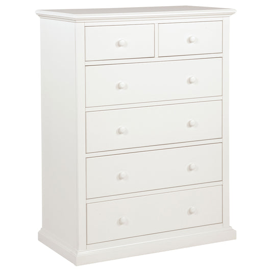 Ferris 6-drawer Bedroom Chest of Drawers White