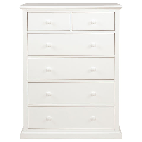 Ferris 6-drawer Bedroom Chest of Drawers White