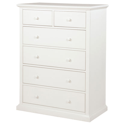 Ferris 6-drawer Bedroom Chest of Drawers White