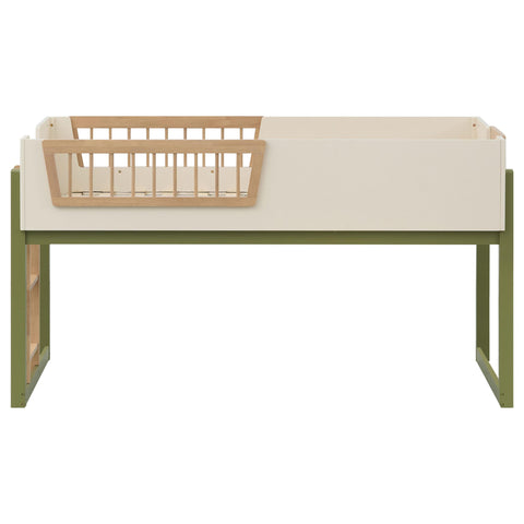 Zuma Twin Loft Bed with Ladder Tri-Tone