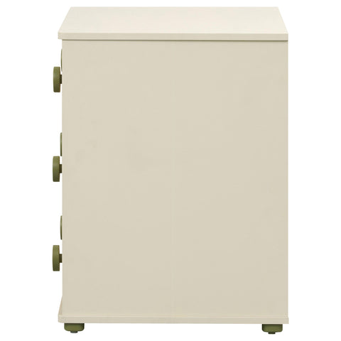 Zuma 3-drawer Chest with Olive Wood Knobs Tri-Tone