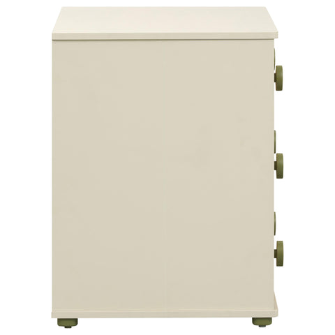 Zuma 3-drawer Chest with Olive Wood Knobs Tri-Tone