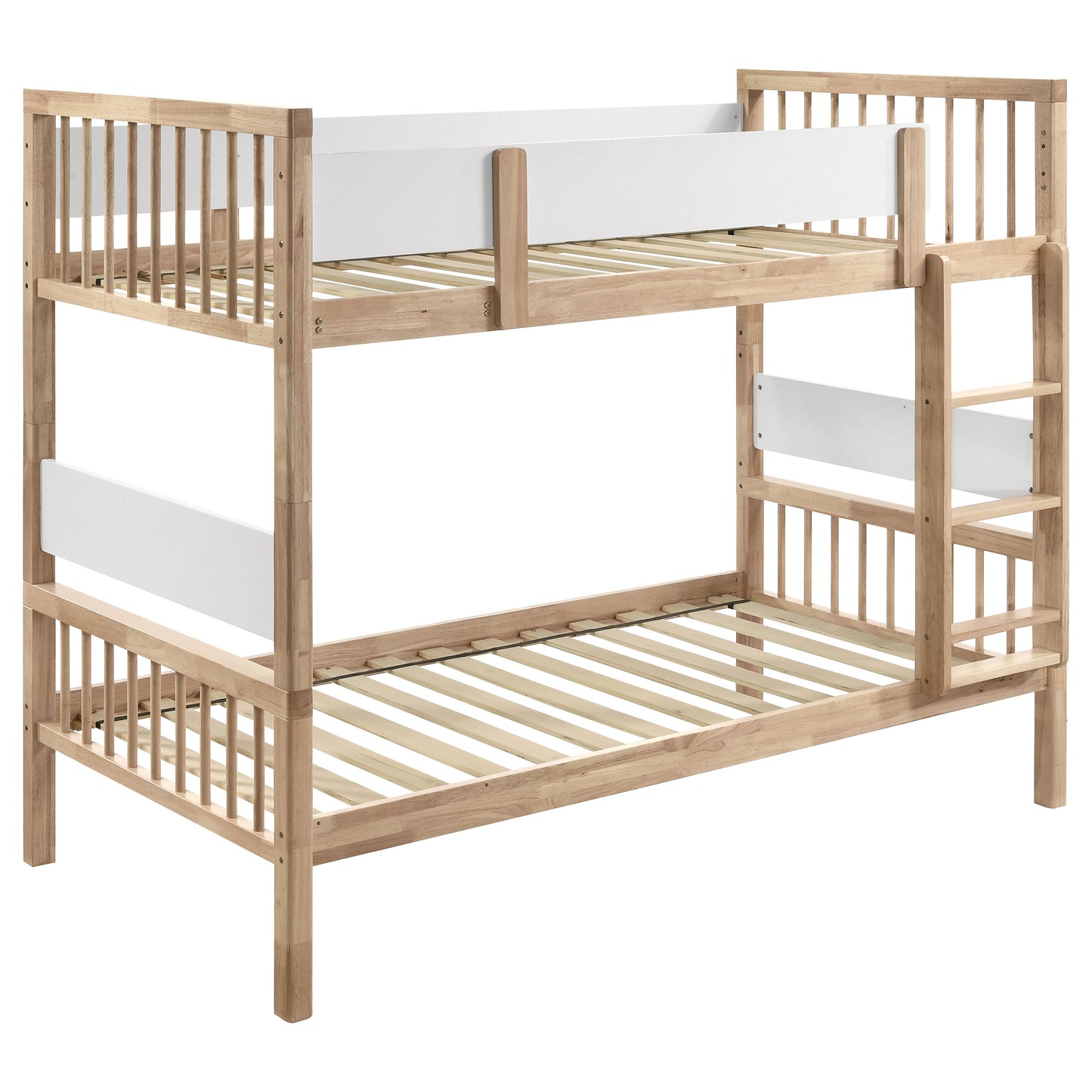 conroe wood twin over twin bunk bed natural