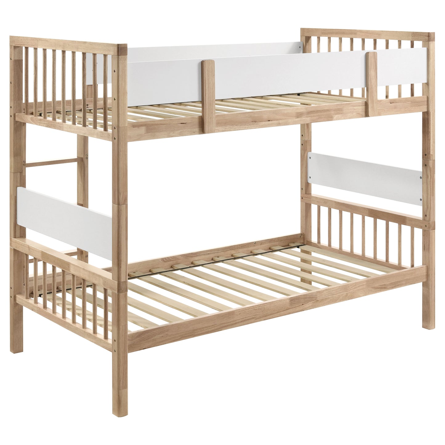 conroe wood twin over twin bunk bed natural