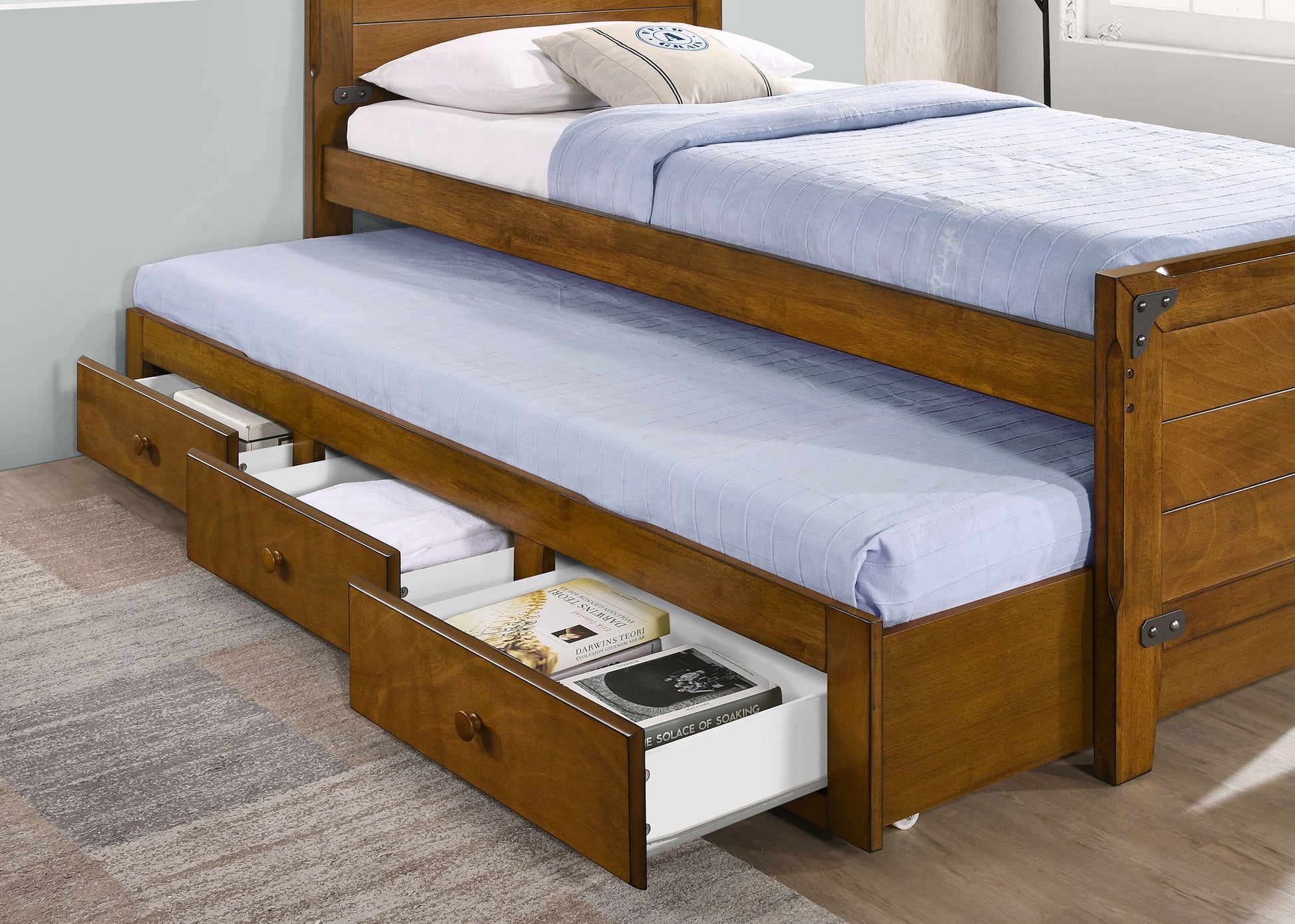 Twin Bed W/ Trundle