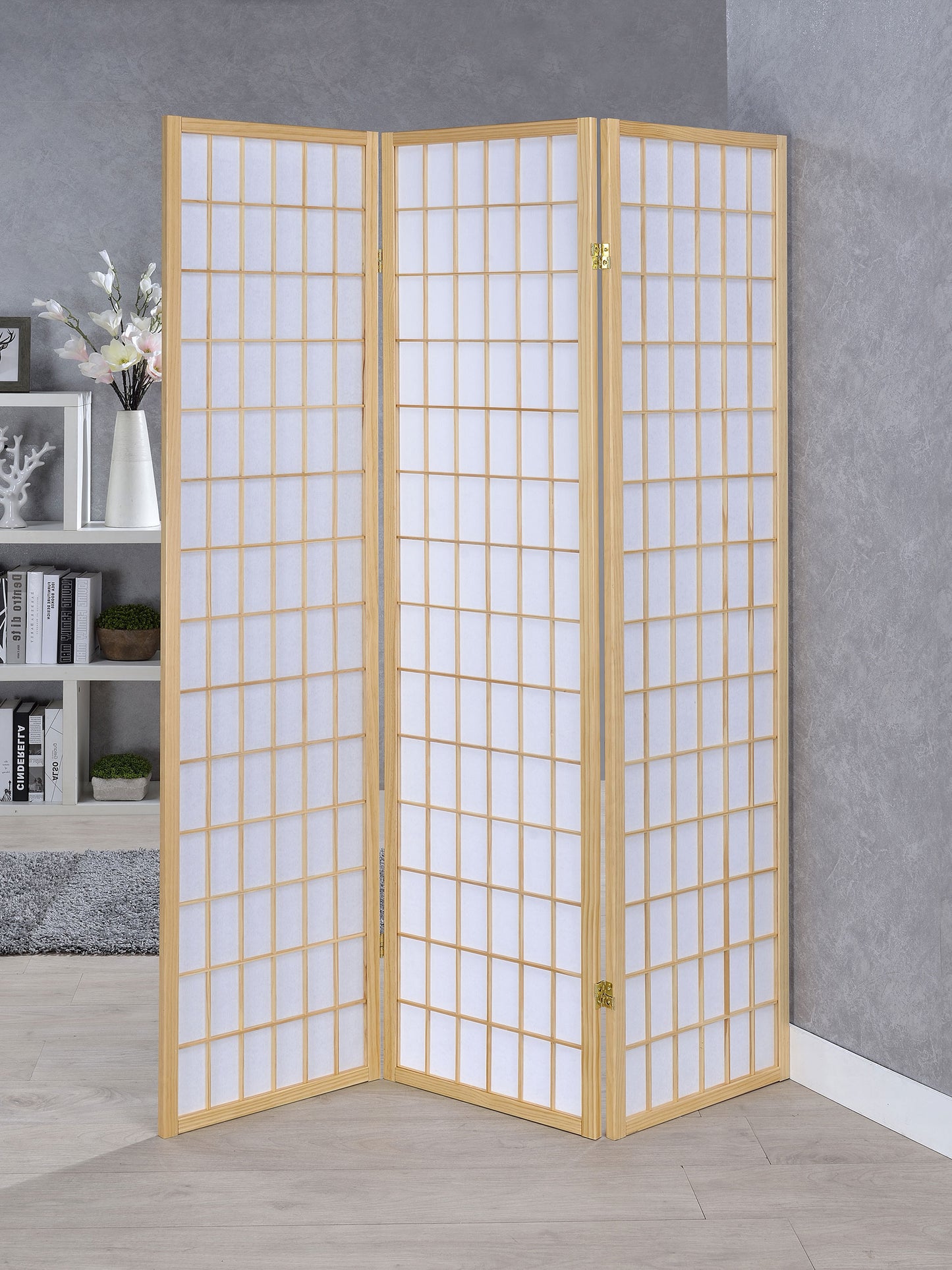 3 panel room divider