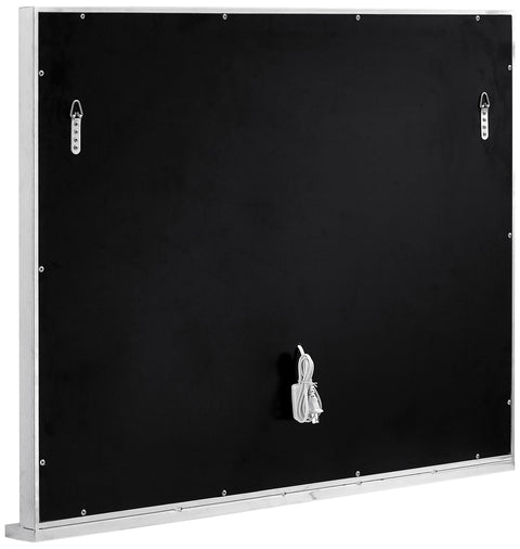 Jessa 39.5" Chrome Lighted Mirror, 1 Piece