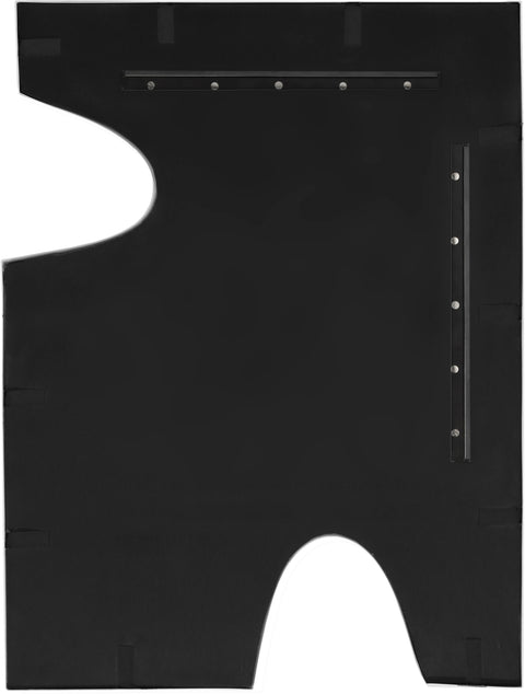 Waverly 28" Black Gold Accent Mirror, 1 Piece