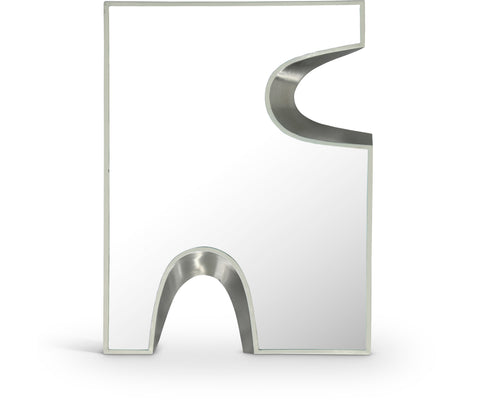 Waverly 28" Cream Silver Accent Mirror, 1 Piece