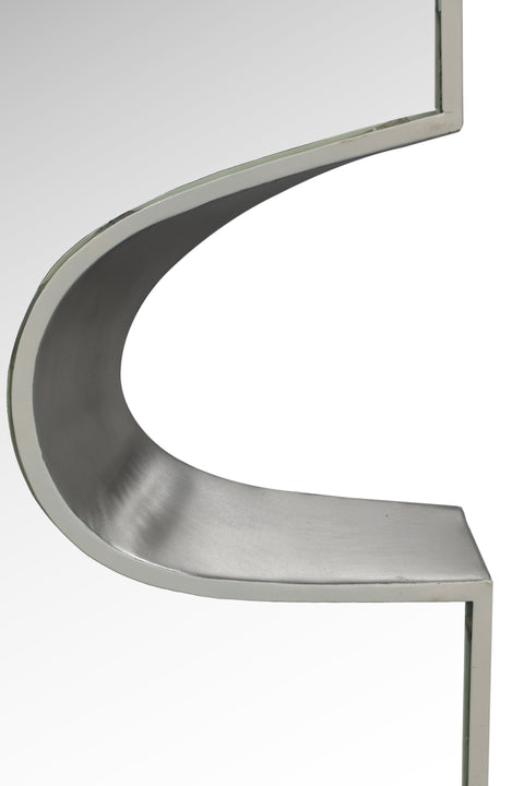Waverly 36" Cream Silver Accent Mirror, 1 Piece