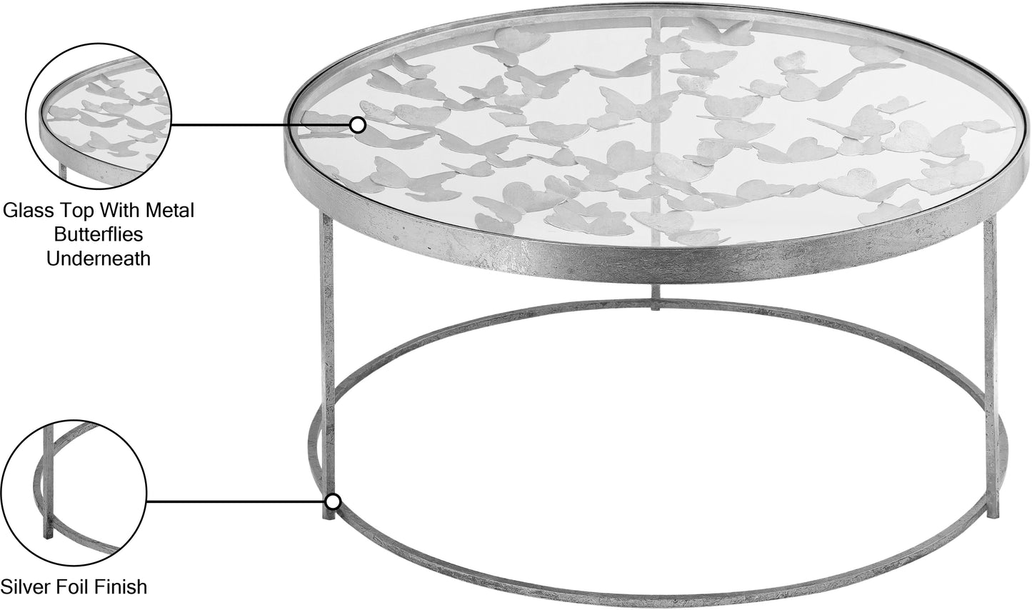 cleo silver coffee table c