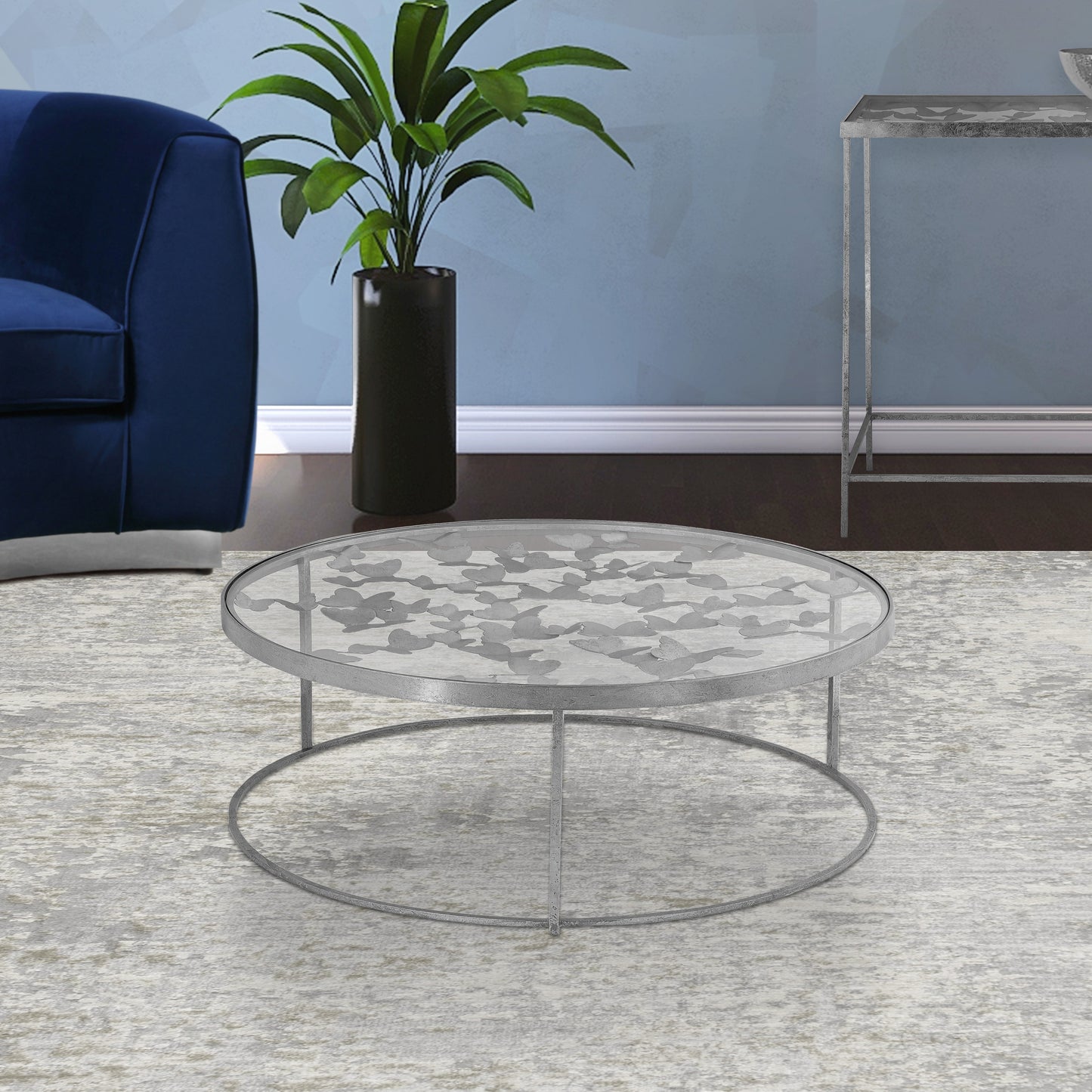 cleo silver coffee table c